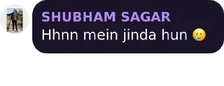 😌 emoji Shubham 🙂 Telegram sticker 19 of 46