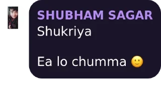 ❤️ emoji Shubham 🙂 Telegram sticker 7 of 46