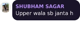 🙃 emoji Shubham 🙂 Telegram sticker 16 of 46