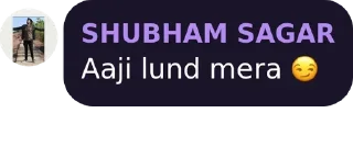😏 emoji Shubham 🙂 Telegram sticker 23 of 46