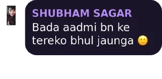 🙃 emoji Shubham 🙂 Telegram sticker 11 of 46