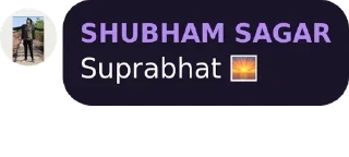 🌅 emoji Shubham 🙂 Telegram sticker 17 of 46
