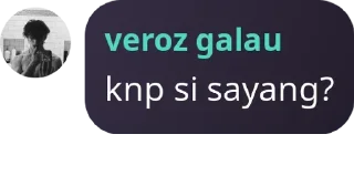 Sticker from peros galau