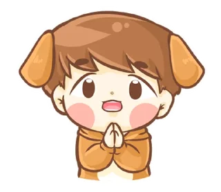 🐶 emoji 소중한 ⸻ @niina’s   ౨ৎ   @stikie Telegram sticker 4 of 40