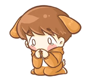 🐶 emoji 소중한 ⸻ @niina’s   ౨ৎ   @stikie Telegram sticker 24 of 40