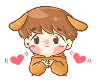 🐶 emoji 소중한 ⸻ @niina’s   ౨ৎ   @stikie Telegram sticker 18 of 40
