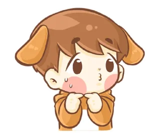 🐶 emoji 소중한 ⸻ @niina’s   ౨ৎ   @stikie Telegram sticker 8 of 40