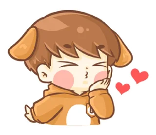 🐶 emoji 소중한 ⸻ @niina’s   ౨ৎ   @stikie Telegram sticker 5 of 40