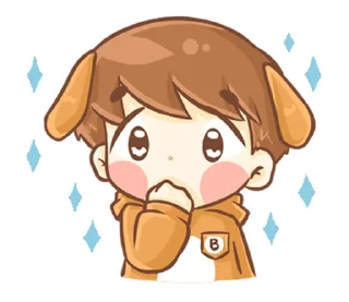 🐶 emoji 소중한 ⸻ @niina’s   ౨ৎ   @stikie Telegram sticker 16 of 40