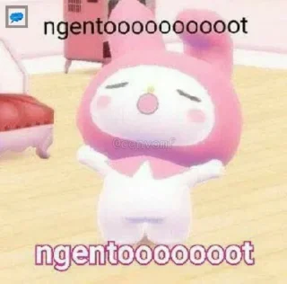 Sticker from Meme gajelas kek hidup lo