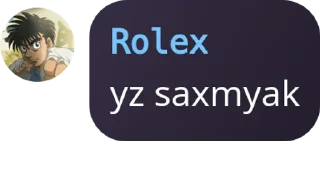Sticker from 𝚁𝚘𝚕𝚎𝚡's Sticker Pack (@Zeroo_Twoo_Bot) 2