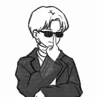 🙂 emoji ⏤͟͞𝐍𝐎𝐁𝐎𝐃𝐘 🜲 Telegram sticker 7 of 93