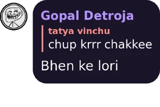 ✔️ emoji Gopal Detroja's Telegram sticker 2 of 20