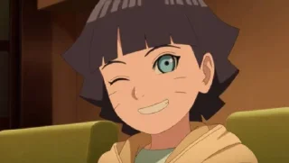 😉 emoji Himawari Uzumaki @AnimeSNKD Telegram sticker 15 of 45