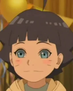 😊 emoji Himawari Uzumaki @AnimeSNKD Telegram sticker 1 of 45