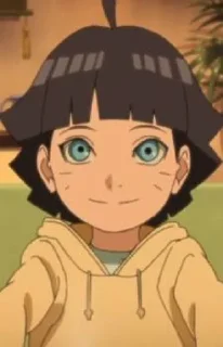 😊 emoji Himawari Uzumaki @AnimeSNKD Telegram sticker 12 of 45