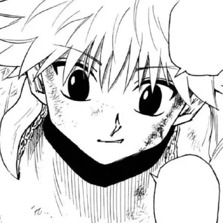 ⚜ emoji Killua manga by - @roomreq Telegram sticker 2 of 33