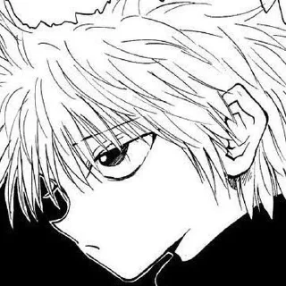 🔱 emoji Killua manga by - @roomreq Telegram sticker 6 of 33