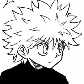 🔱 emoji Killua manga by - @roomreq Telegram sticker 18 of 33