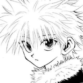 🔱 emoji Killua manga by - @roomreq Telegram sticker 8 of 33