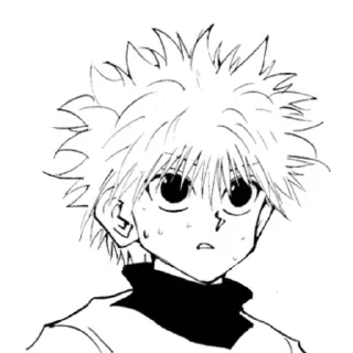 🔱 emoji Killua manga by - @roomreq Telegram sticker 13 of 33