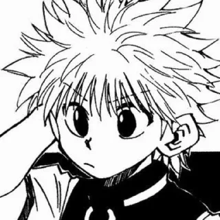 🔱 emoji Killua manga by - @roomreq Telegram sticker 14 of 33
