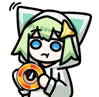 🍩 emoji 吃绝赞 Telegram sticker 2 of 14