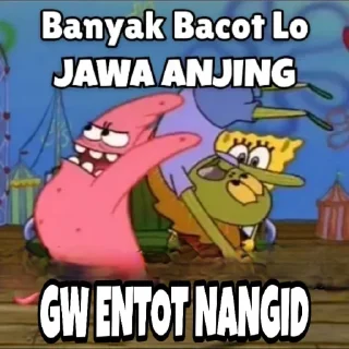 Sticker from Meng rasis @Menggabuttod