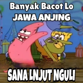 Sticker from Meng rasis @Menggabuttod