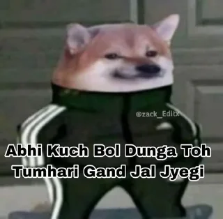 🙂 emoji 𝐆𝐨𝐣𝐨 𝐘𝐚𝐝𝐚𝐯's Chutiyape Telegram sticker 10 of 57