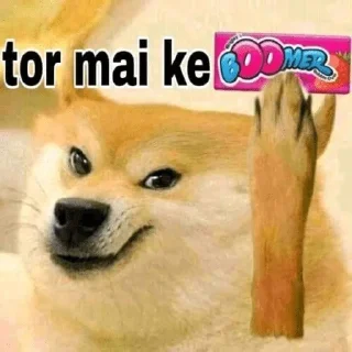 Sticker from Bajarang Dal