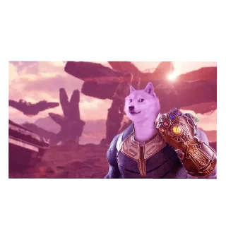 Sticker from Thanos