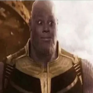 Sticker from Thanos