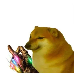 Sticker from Thanos