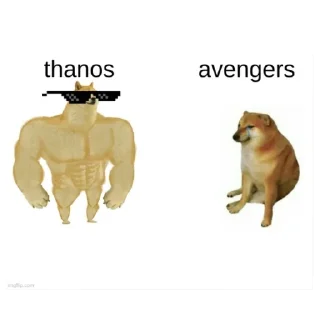 Sticker from Thanos