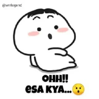 😯 emoji Anjali — @stckrRobot Telegram sticker 21 of 110
