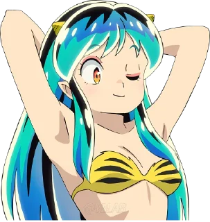 Sticker from Urusei Yatsura @Y2LAB