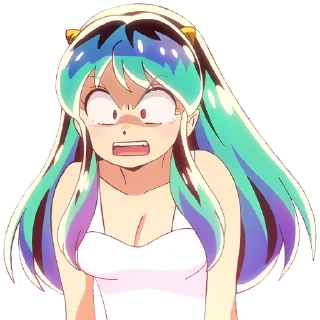 🌈 emoji @wallpaper_kid || Urusei Yatsura (2022) 🌈 Telegram sticker 11 of 60