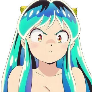 🌈 emoji @wallpaper_kid || Urusei Yatsura (2022) 🌈 Telegram sticker 15 of 60