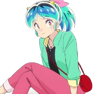 🌈 emoji @wallpaper_kid || Urusei Yatsura (2022) 🌈 Telegram sticker 9 of 60