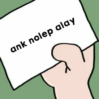 Sticker from ank nolep by @raevanxiu