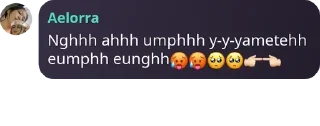 🥵 emoji Aelorra pacar jaehyun Telegram sticker 2 of 10