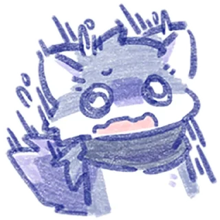 ⭐ emoji 某只路过的岚 Telegram sticker 11 of 30