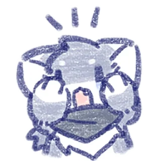⭐ emoji 某只路过的岚 Telegram sticker 12 of 30