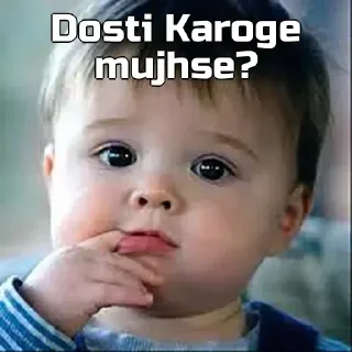 🥺 emoji Vikas ki alfaz :: @vip_baap_ji Telegram sticker 20 of 120