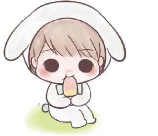 🍧 emoji Marshmallow Bunny || @xxyuji Telegram sticker 22 of 40