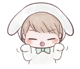 😝 emoji Marshmallow Bunny || @xxyuji Telegram sticker 24 of 40