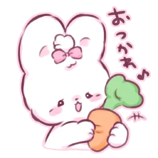 ⭐ emoji fluffy marshmallow bunny 2 @deazzle @cremium Telegram sticker 17 of 40