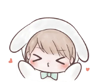 Sticker from Marshmallow Bunny || @xxyuji