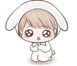 🥺 emoji Marshmallow Bunny || @xxyuji Telegram sticker 18 of 40